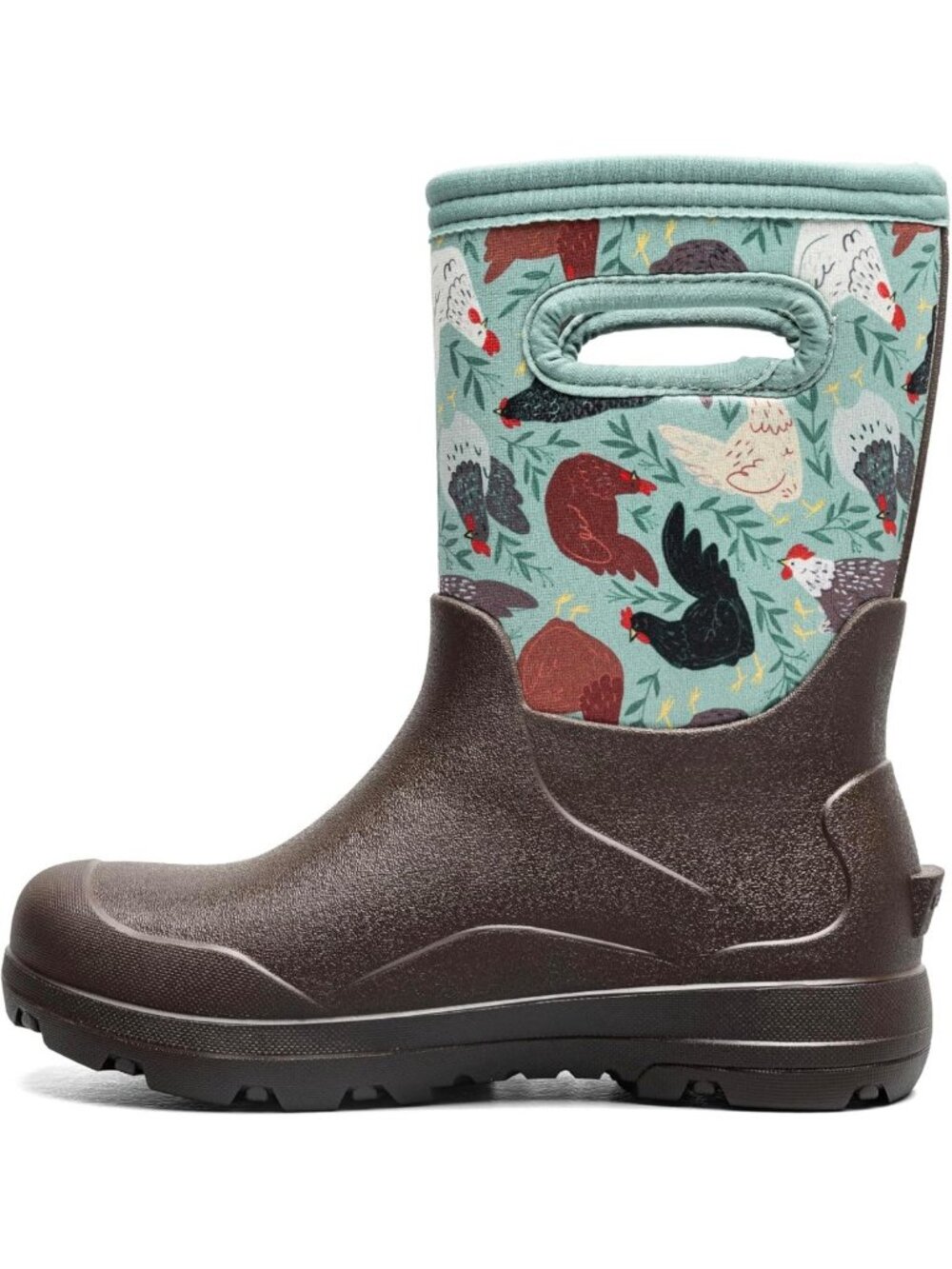 Kids' Seamless Chicken Party Rain Boots - Waterproof, Durable, Fun Design